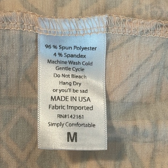 NWT LuLaRoe Randy Knit w Raglan 3/4 Sleeve T shirt Size M NWT - Picture 5 of 6